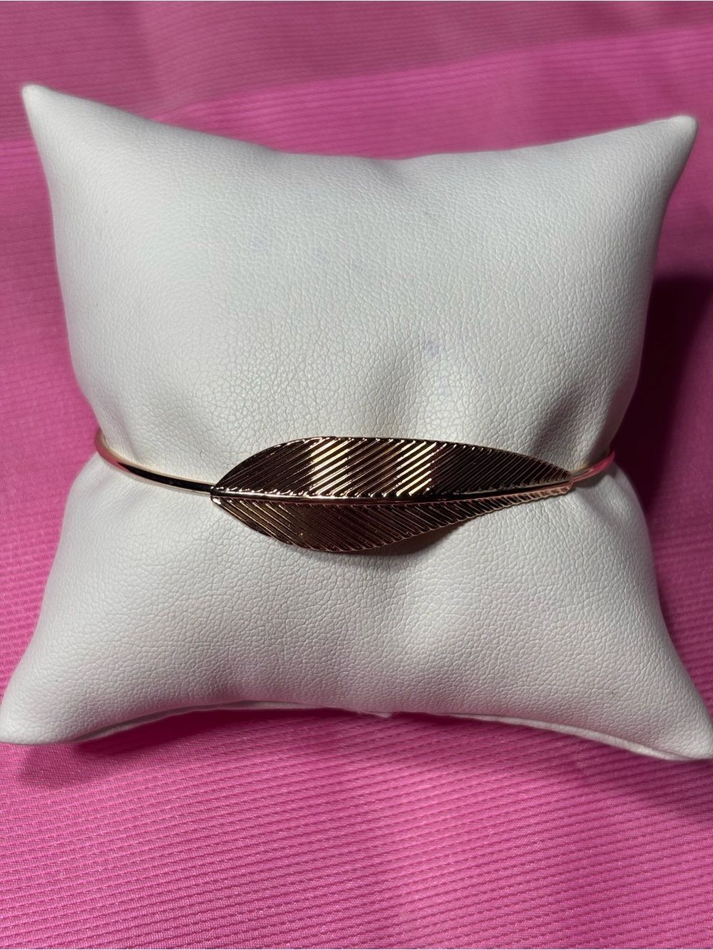 🧨⚡️💵🎲 New Gold Leaf Bangle Bracelet - Women Jewelry Adjustable